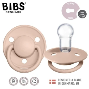 BIBS DE LUX BLUSH Silicone pacifier ONE SIZE
