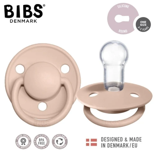 BIBS DE LUX BLUSH Silicone pacifier ONE SIZE