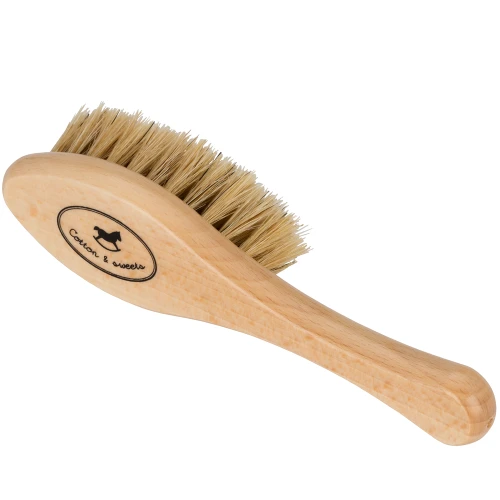 Szczotka na ciemieniuchę dla dzieci (ze szczeciny)