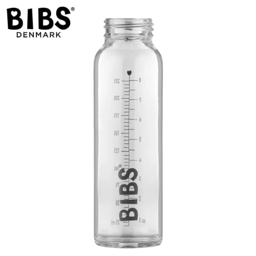 BIBS BABY GLASS BOTTLE Anti-colic Glass Bottle for Babies 225 ml