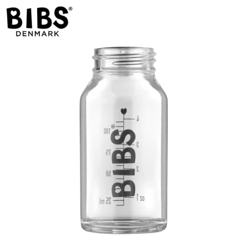 BIBS BABY GLASS BOTTLE Anti-colic Glass Bottle for Babies 110 ml