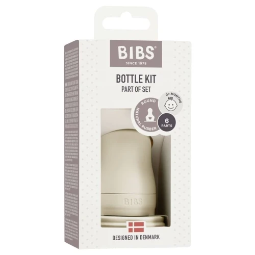 BIBS BOTTLE KIT BABY BLUE zestaw do butelek antykolkowych
