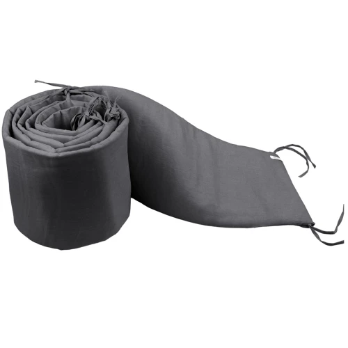 Ochraniacz 30x420 do łóżeczka PN Grafit