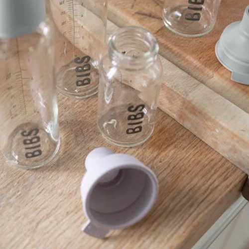 BIBS BABY GLASS BOTTLE CLOUD Anti-colic Glass Bottle for Newborns 110 ml