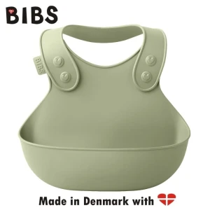 BIBS PREMIUM BIB SAGE silicone bib