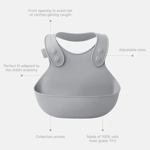 BIBS PREMIUM BIB BLUSH silicone bib