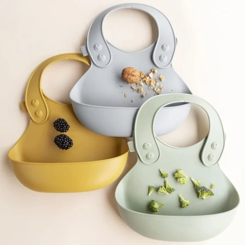 BIBS PREMIUM BIB BLUSH silicone bib