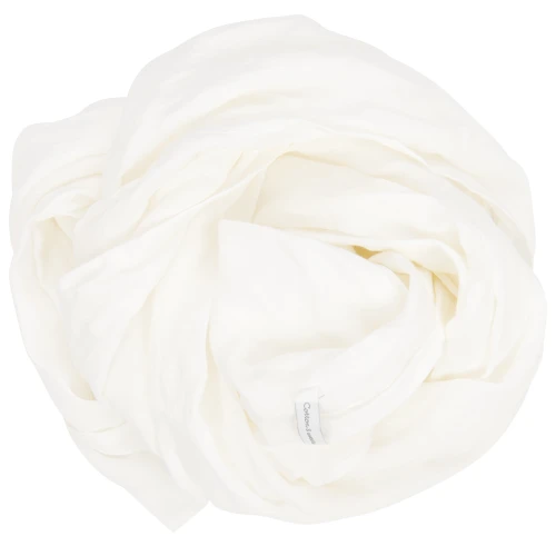 Chusta PN dziecięca lniana Biały