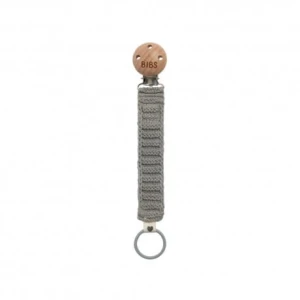 BIBS PACIFIER CLIP KNITTED CLOUD pacifier holder 100% organic cotton