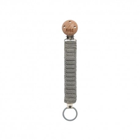 BIBS PACIFIER CLIP KNITTED CLOUD zawieszka do smoczków 100% organic cotton