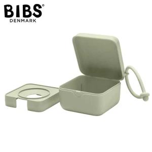 BIBS PACIFIER BOX SAGE 2 in 1 pacifier case and pacifier sterilization container