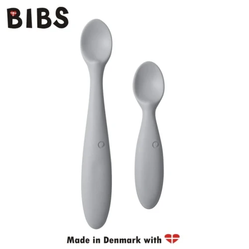 BIBS SPOON SET CLOUD 2 silicone spoons