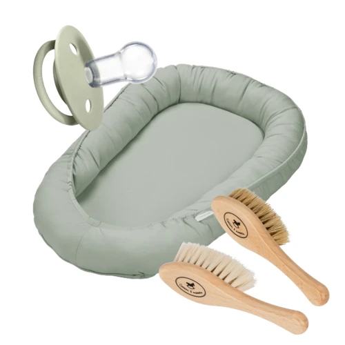 Newborn set Baby nest Sage green