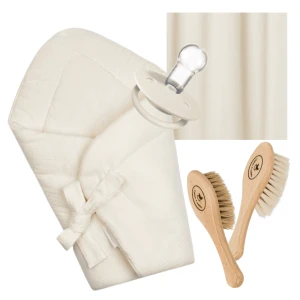 Newborn set with baby wrap Vanilla