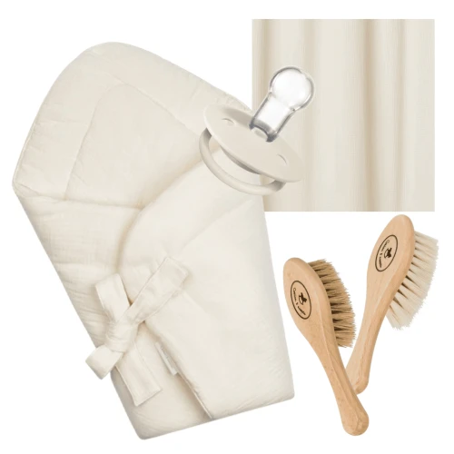 Newborn set with baby wrap Vanilla