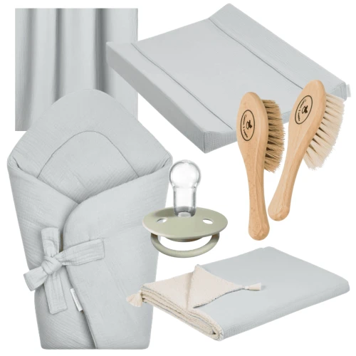 Newborn muslin set Green