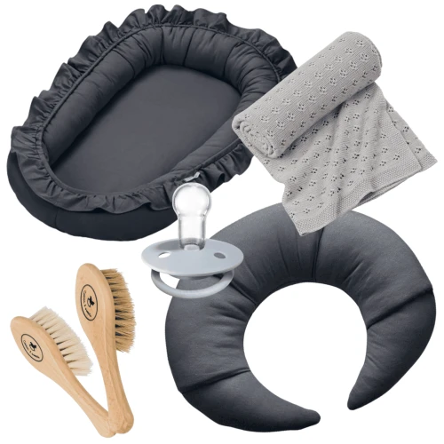 Zestaw niemowlęcy Maxi Grafitowy