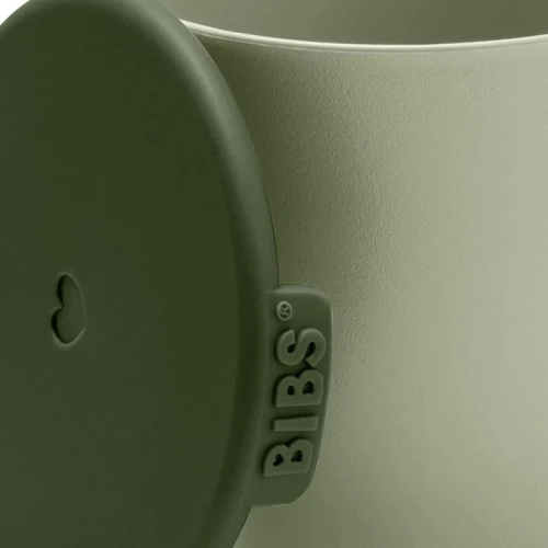 BIBS CUP SET SAGE 2 kubeczki z pokrywkami do picia dla dzieci