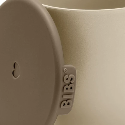 BIBS CUP SET VANILLA 2 kubeczki z pokrywkami do picia dla dzieci