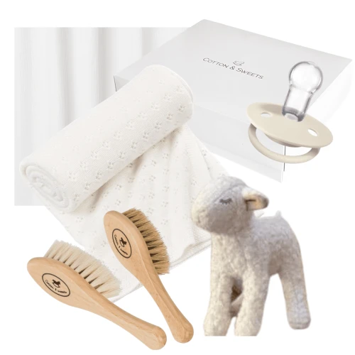 Newborn set with cuddly toy Sheep