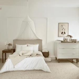 Baldachim fi 50 bawełniany Biały