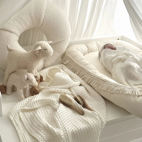 Zestaw niemowlęcy Boho Twist Waniliowy