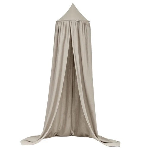 Muselin organic cotton canopy Beige