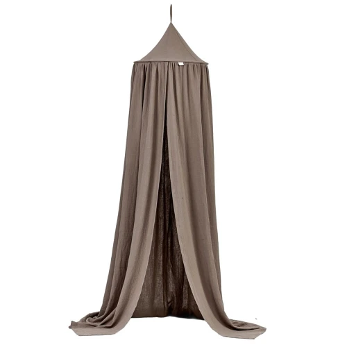 Muselin organic cotton canopy Chocolate