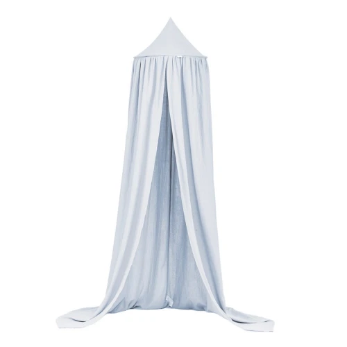 Muselin organic cotton canopy Light blue