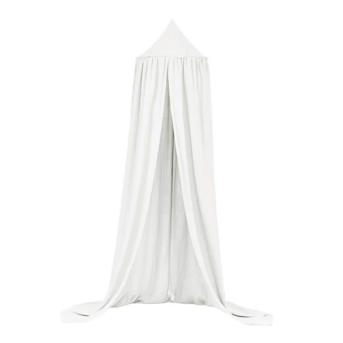 Baldachim muślinowy z bawełny organicznej Biały