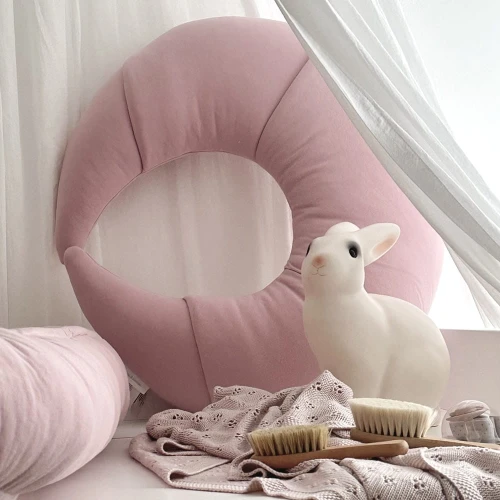 Poduszka Croissant Harry Blush