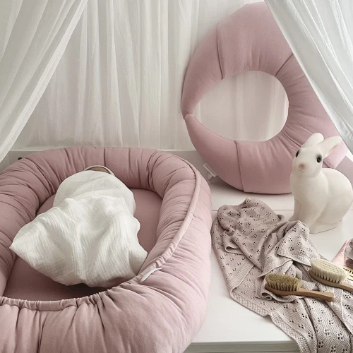 Baby nest BASIC without ruffles Blush