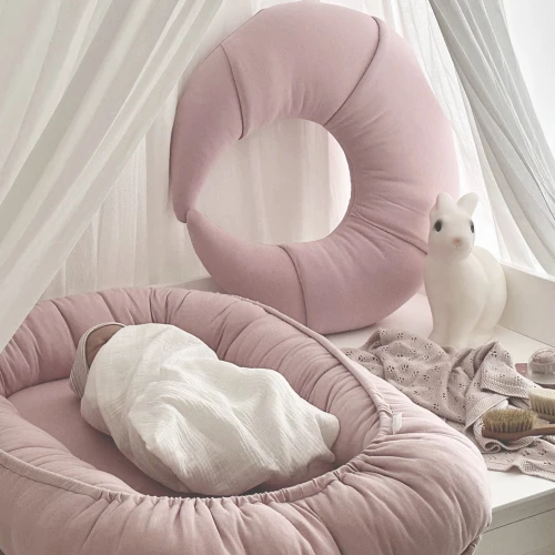 Baby nest BASIC without ruffles Blush