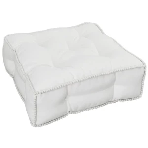 Pikowana pufa Boho Bubble Biała 