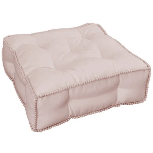 Pikowana pufa Boho Bubble Pudrowy róż