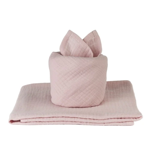 Organic cotton muslin baby diaper Bubblegum