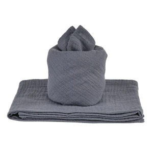  Organic cotton muslin baby diaper Denim