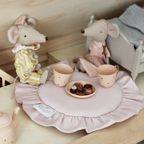 Mini playmat with ruffles BC Powder pink