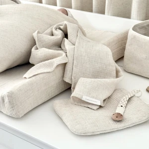 Przewijak muślinowy z lnem Natural