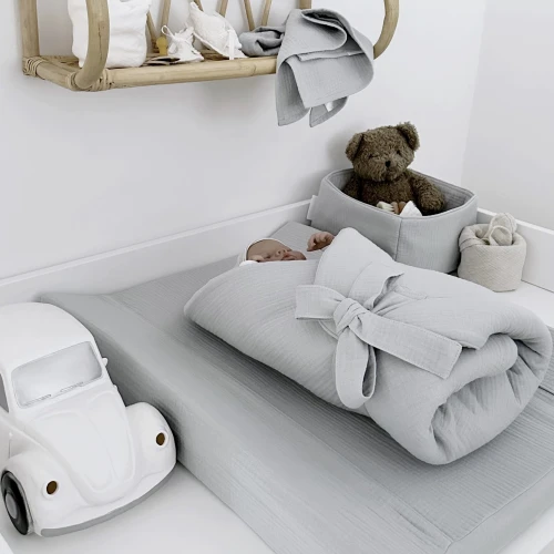 Rożek muślinowy Zielony