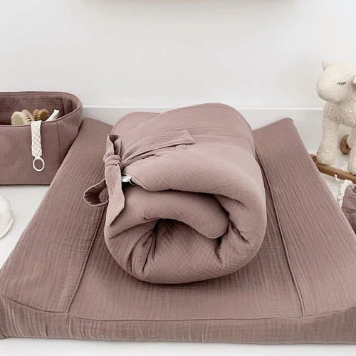 Przewijak muślinowy Ciemny róż Mauve