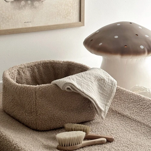 Koszyczek pielęgnacyjny Boho Boucle Czekoladowy