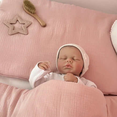 Muslin newborn bedding set Bubblegum