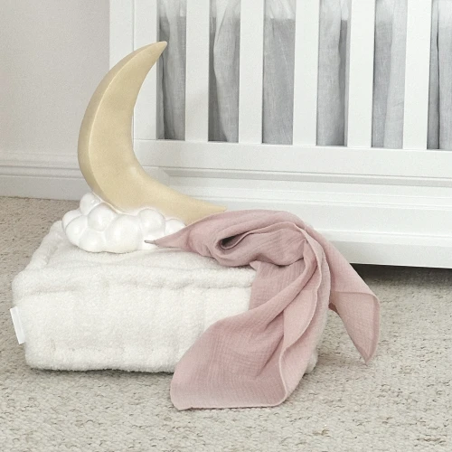 Organic cotton muslin baby diaper Bubblegum