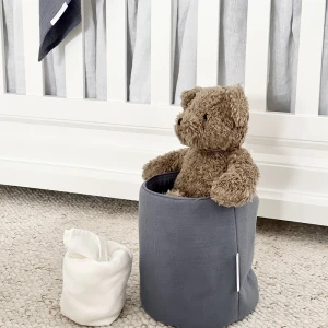 Muslin Care Basket Denim