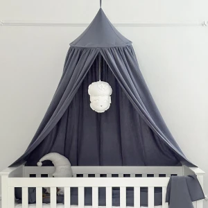 Muselin organic cotton canopy Denim