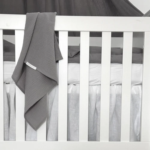 Organic cotton muslin baby diaper Shark