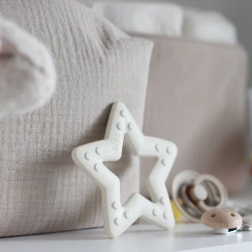BIBS BABY BITIE STAR IVORY baby teether