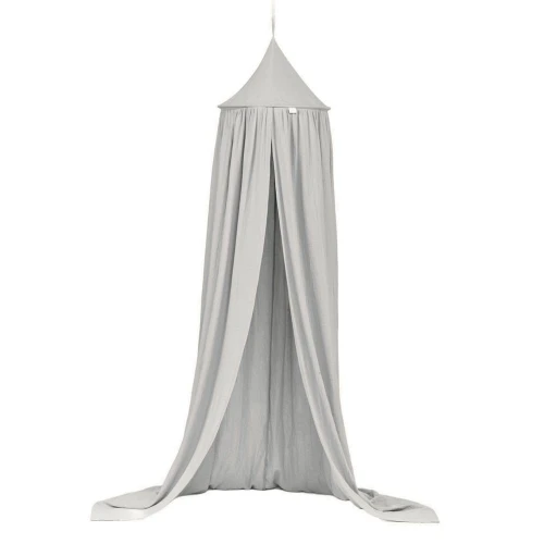 Baldachim muślinowy z bawełny organicznej Jasno szary