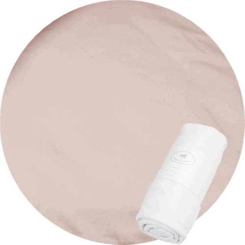 Prześcieradło Minimal Dusty pink na wymiar 